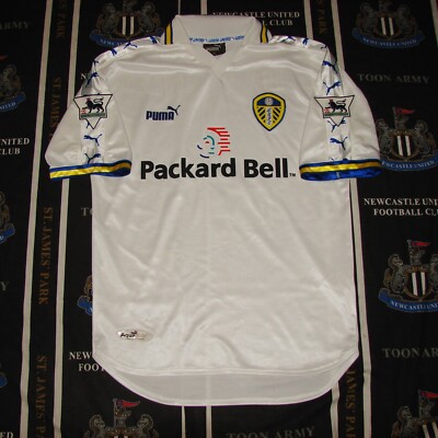 Leeds United Home Football Shirt Jersey 1998 2000 Alfie Haaland