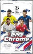 2020-21 Topps Chrome UEFA Champions League Factory Sealed Hobby Box