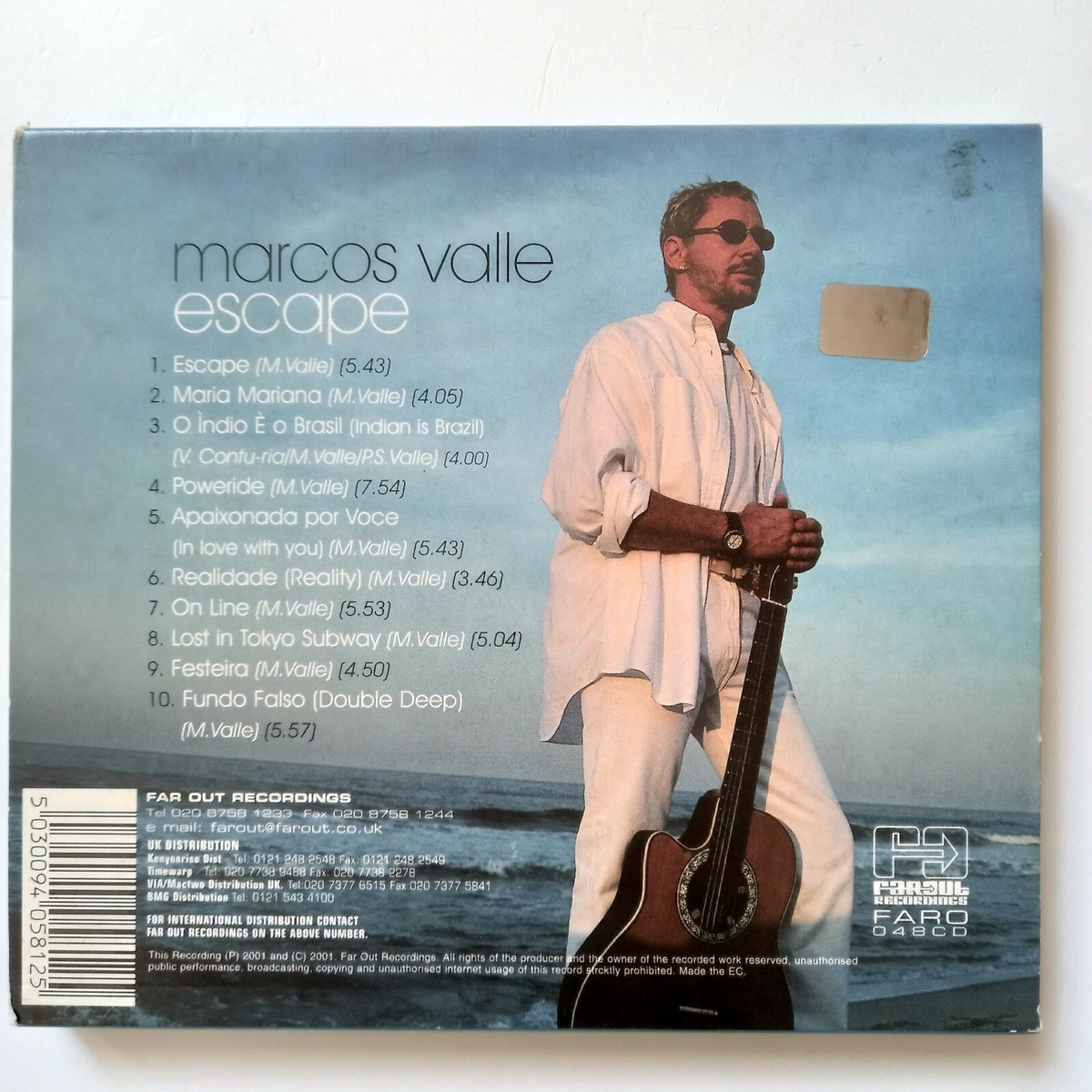 MARCOS VALLE ‎– ESCAPE (2001) CD ALBUM | eBay