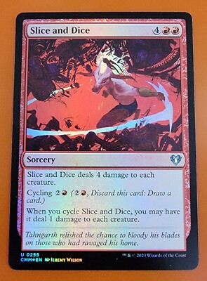 1x Slice and Dice | FOIL | Commander Masters | MTG Magic Cards | eBay