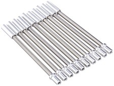 Jagwire Flexible Brake Noodle for V-Brake Pack of 10 Silver