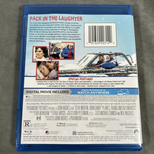 Planes, Trains and Automobile (Blu ray, 1987) - VERY GOOD - Imagen 2 de 4