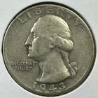 1943-P Washington Quarter — photo from another recent sale