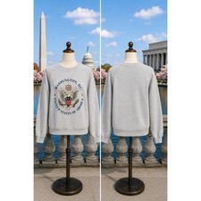 Vintage Washington DC USA Crewneck Sweatshirt XL Made In USA FOTL