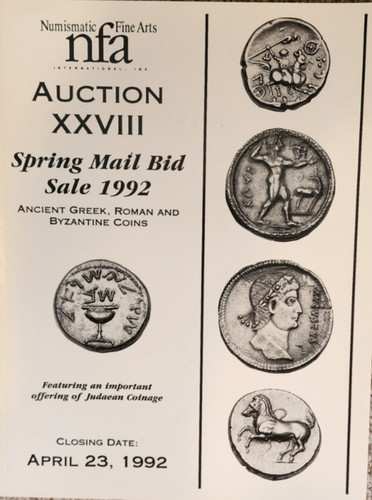 Numismatic Fine Arts NFA Auction Catalog 28 Ancient Coins - April 23, 1992