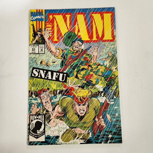 Nam 1, 3-7, 9-11, 29, 37, 38, 49, 62-64 lotto di 16 fumetti Marvel ottime condizioni 1986 - Foto 17 di 19