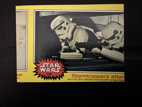 1977 Topps Star Wars #194 Stormtroopers attack! — TAG (grade unconfirmed)