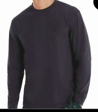 Nautica Long-Sleeve Pajama TShirt Men's XL Crewneck Pullover Heather Gray