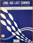 196 AUTOGRAPHED BURT BACHARACH sheet music LONG AGO LAST SUMMER Hal David