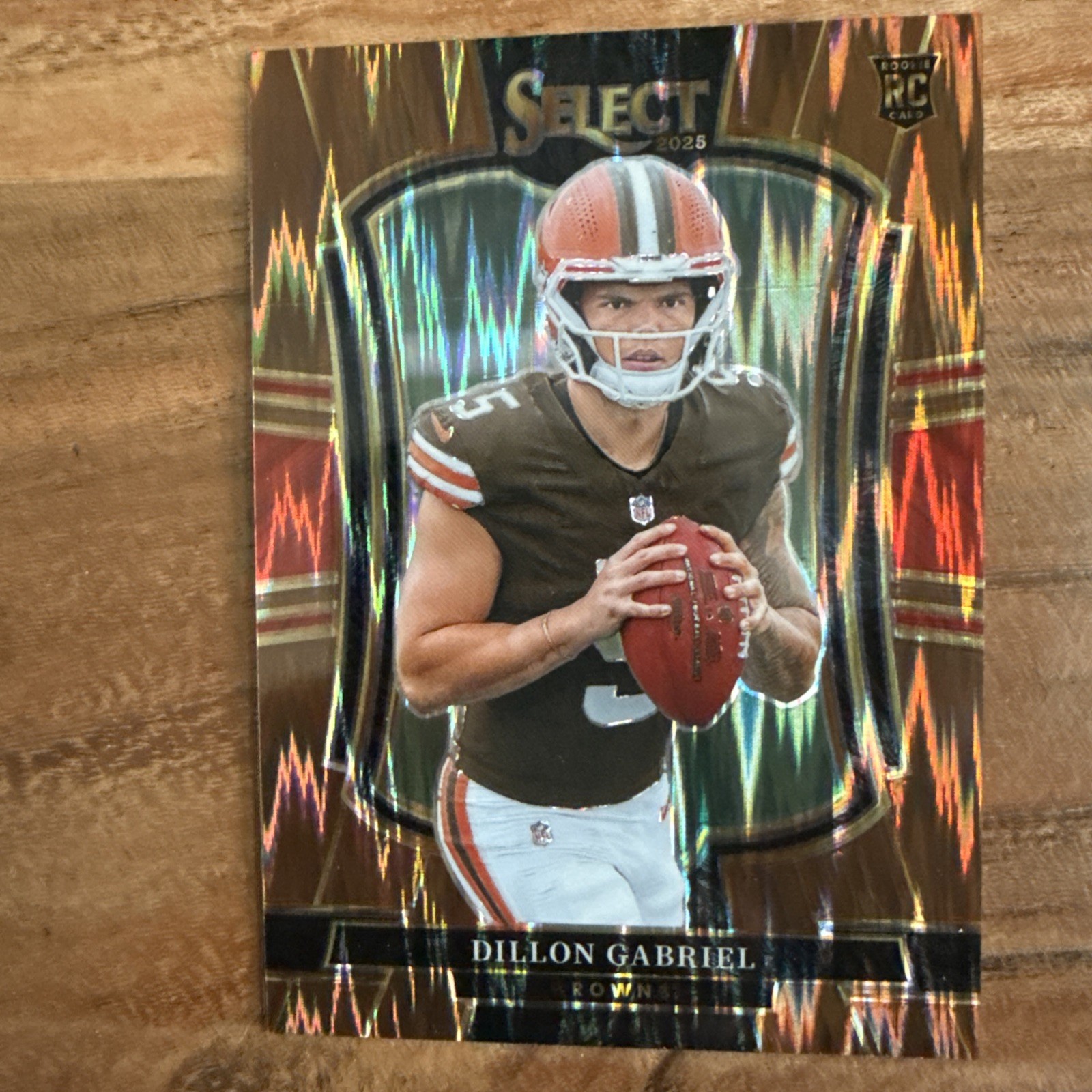 Dillon Gabriel 2025 Select Premier Level #15 Bronze Shock Prizm /899 Rookie