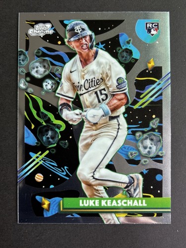 Luke Keaschall 2025 Topps Chrome Cosmic #153 RC Minnesota Twins
