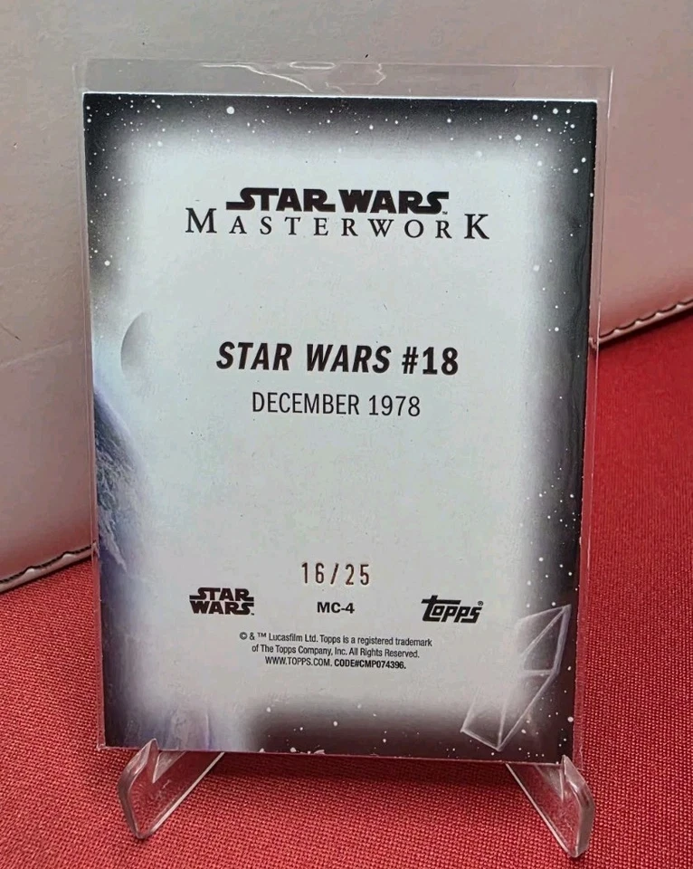 Topps Star Wars Masterwork 2024 Comic Covers MC-4#18 December 1978 /25 - Bild 2 von 2