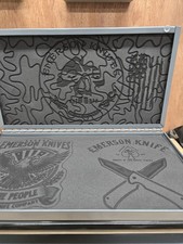 Emerson  Knife Min Tool Box Custom Laser Engraved