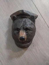 Vintage 0356 Telle M Stein, The Stone Bunny Inc, Bear Head Trim Corner 