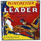 VINTAGE WINCHESTER PORCELAIN SIGN, AMMO, 12 GAUGE SHELLS, BIRD HUNTING, SHOT GUN
