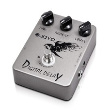 JOYO Digital Delay Effect Pedal for Electric Guitar & Bass - Analog Gray 