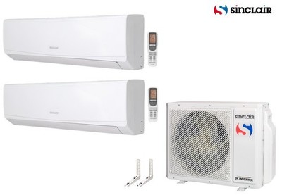 Sinclair Keyon R32 Wifi 2 x 2,7 kW Klimaanlage Inverter Aussen 4,1kW Wärmepumpe