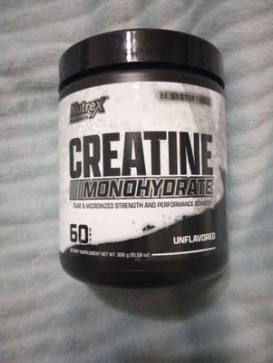 Nutrex CREATINE Monohydrate Powder Micronized Unflavored 60 Servings 300 Grams