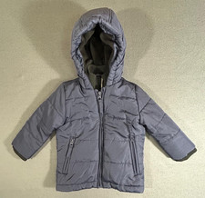 Starting Out Boys Puffer Jacket Hooded Navy Blue Size 18 M