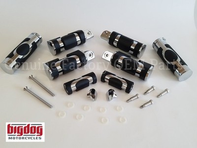 Big Dog Motorcycles Foot Peg & Grip Set (2004-11) K-9, Pitbull, Mastiff, Chopper