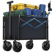 Folding Cart Rolling Crate Hand Truck Dolly 220 Lb Capacity Portable Van
