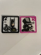 Batman Returns Party Favors Sliding Puzzle 1991 VTG DC Penguin & Batman