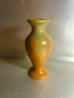 vintage Muncie IN Pottery Roseville Art Pottery Vase Tan & Green