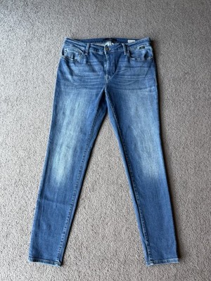 Mavi Adriana Mid Rise Super Skinny Jeans Size 31/30 Blue Women s Denim