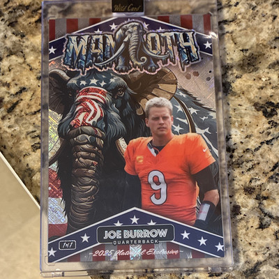 Wild Card 2025 Dino-Might Alumination Joe Burrow Mammoth DMMMA04-3B 1/1