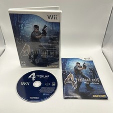 Resident Evil 4 Wii Edition (Nintendo Wii) Complete CIB - Tested/Working