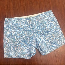 A22 RARE Lilly Pulitzer Vintage Palm Beach Fit Seashell Print Collection Shorts