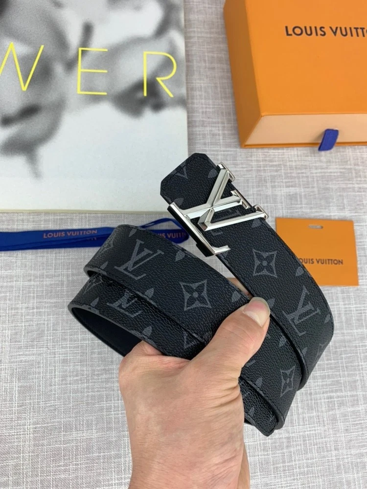 Louis Vuitton Leather Black Belts for Men for sale | eBay