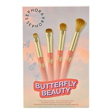 Sephora Mini Butterfly Beauty Eye Brush Set Multicolor