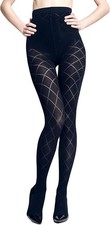Mega beautiful semi opaque patterned tights 40 Denier by Sentelegri