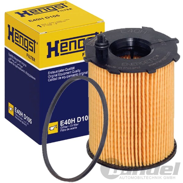 Hengst Filter ÖLfilter Filtereinsatz Passend FüR CitroËN Berlingo C-ELYSEE C1-image