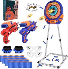 Shooting Target for Nerf w/Toy Guns and Foam Darts Digital Shooting Game