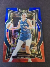 2025 Panini Select WNBA Concourse Alanna Smith #2 Red & BLUE Prizm #d 90/399