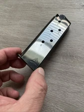 MECGAR 1911 Defender Size GLOSS Blued MAGAZINE .45 ACP 6 ROUND MADE IN ITALY