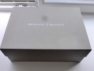 OFFICINE CREATIVE Schuhbox/Schuhkarton (43,5) Grau ohne Inhalt/leer 35x25x13cm