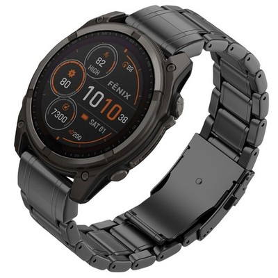 Luxury Titanium Fenix 8 51mm/7X/6X/5X Plus Band, 26mm Premium Metal Quickfit ...