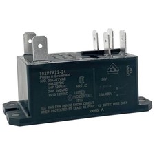 T92P7A22-24 Power Relay - 30A 24VAC 6-Pin DPST-NO 2 Form A - Industrial 1