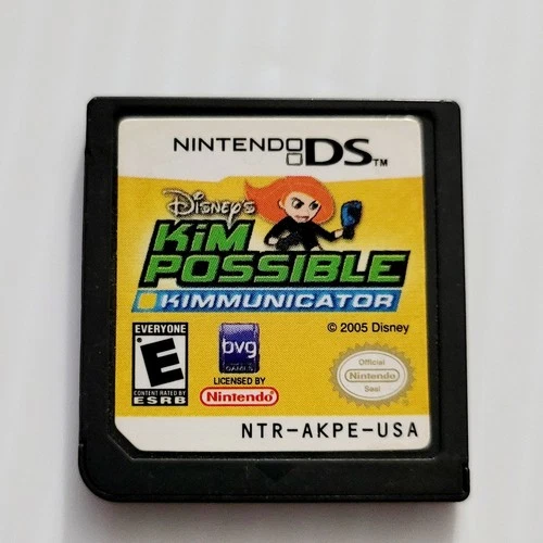 Disney's Kim Possible: Kimmunicator (Nintendo DS) Lite DSi XL 3DS 2DS Game