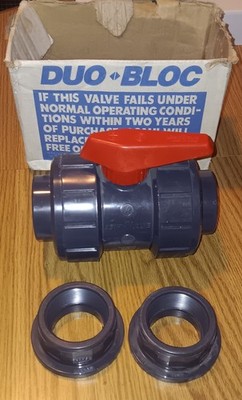 Asashi Duo Bloc 2'' Ball Valve 8'' Long