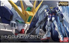 Bandai 1/144 RG 17 XXXG-00W0 Wing Gundam Zero EW Wing Zero Custom Model Kit