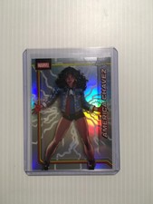 2026 Topps Chrome Marvel #5 America Chavez Storm’s Lightning Refractor