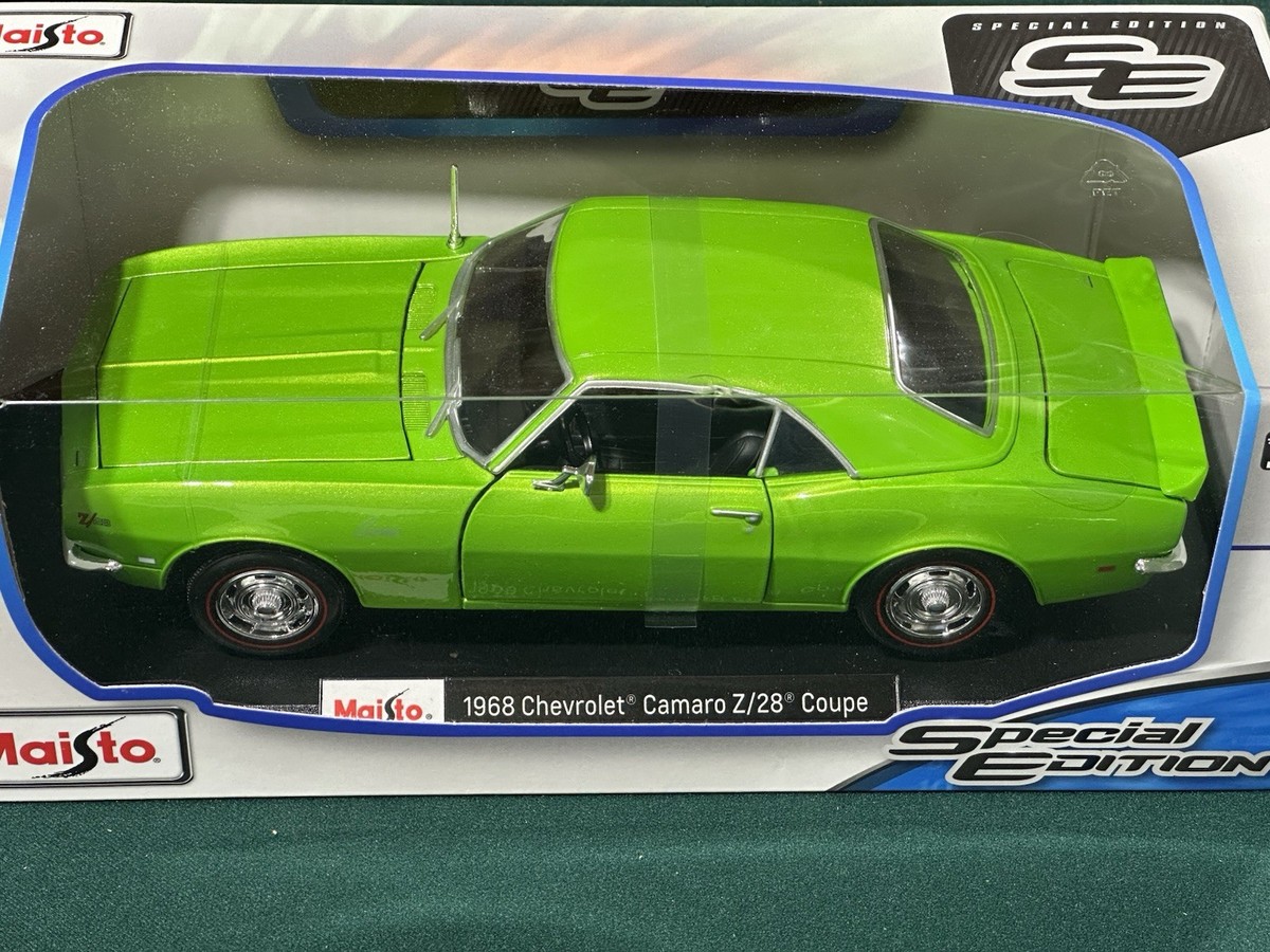 Maisto 1:18 Special Edition 1968 Chevrolet Camaro Z/28 Coupe Green