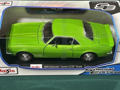 Maisto 1:18 Special Edition 1968 Chevrolet Camaro Z/28 Coupe Green