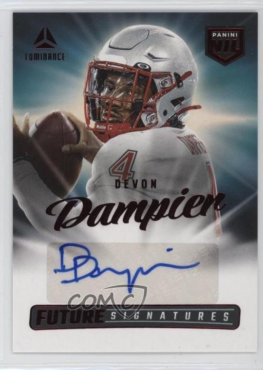 2025 Panini Luminance Future Signatures NIL Red Devon Dampier #NIL-DDR Auto