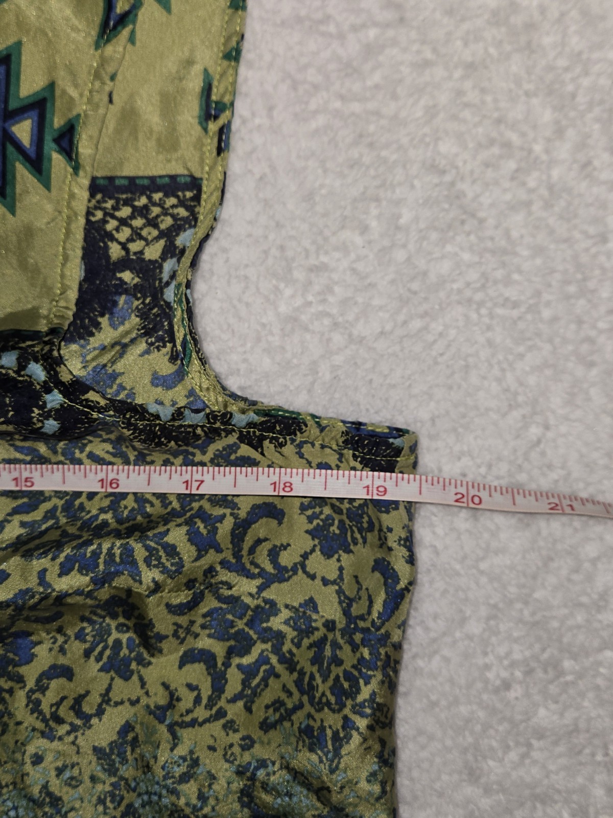 Pendleton Sleeveless Button Up Silk Southwestern … - image 9