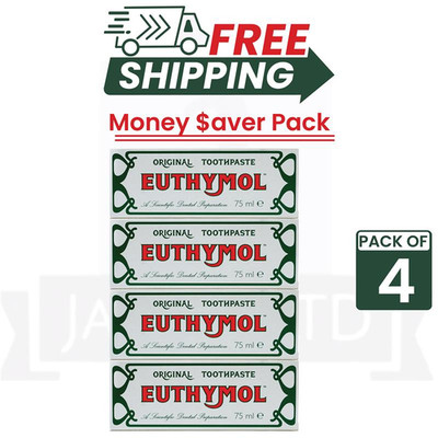 Euthymol Original Toothpaste 75ml PACK OF 4